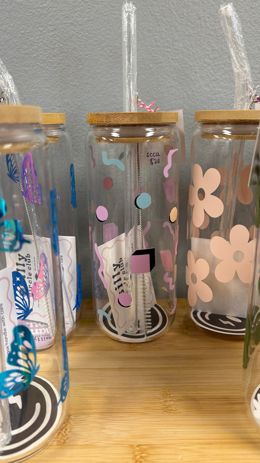 Nostalgia 90's Glass Cup- 20oz